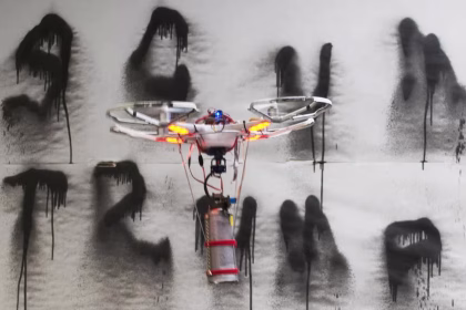 drone graffiti