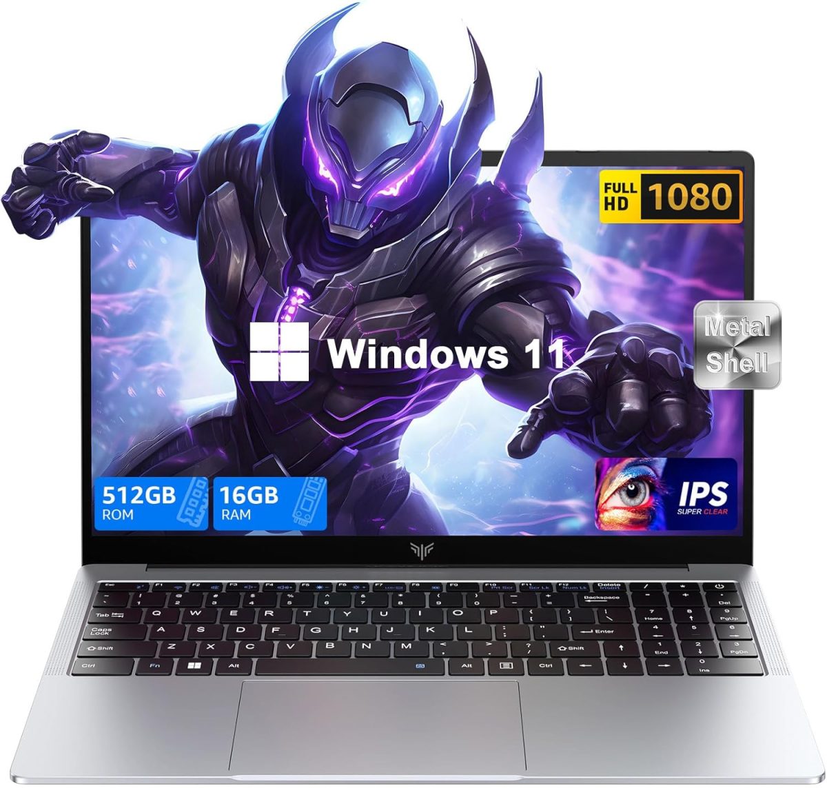 2025 Laptop, Laptop Computer with Intel Twin Lake N150 Processor(Up to 3.6GHz), 16GB DDR4 512GB SSD Windows 11 Laptop, 15.6" IPS 1080P, USB3.2, Long Battery Life - Image 1