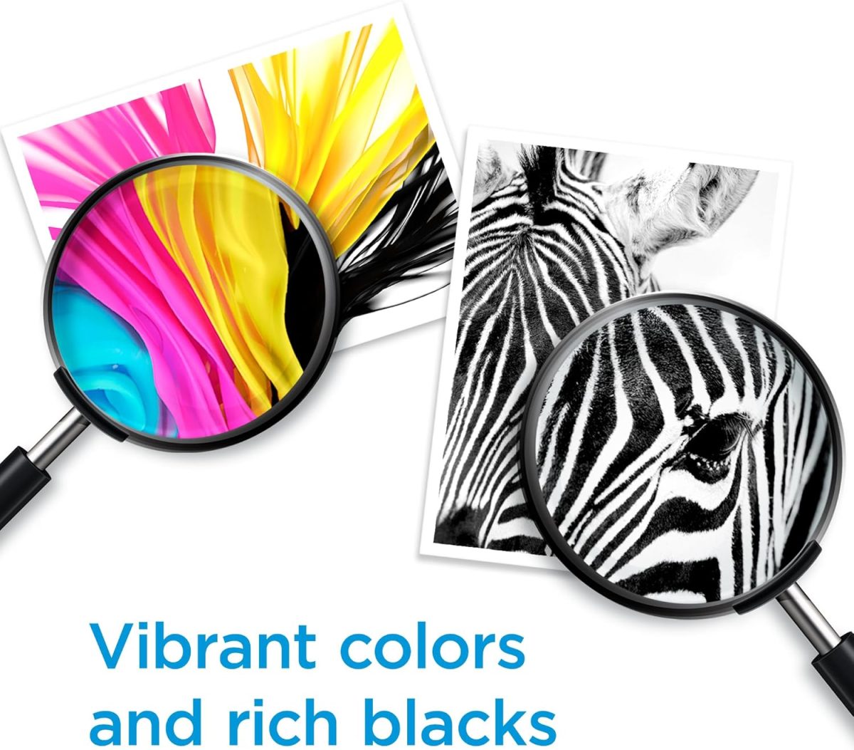 HP N9H64FN 62 Black & Tri-color Original Ink Cartridges, 2 Cartridges (C2P04AN, C2P06AN) - Image 5
