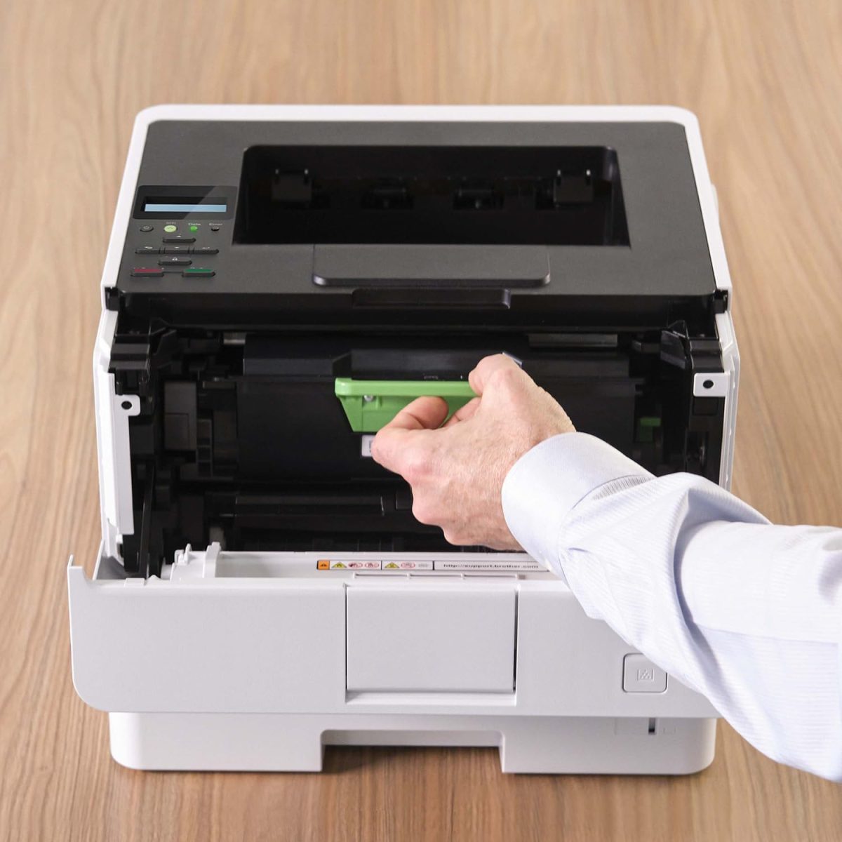 Brother HLL6210DW Business Monochrome Laser Printer with Large Paper Capacity, Wireless and Gigabit Ethernet Networking, Advanced Security Features and Mobile Printing (Renewed Premium) - Image 6