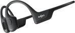 SHOKZ OpenRun Pro - Open-Ear Bluetooth Bone Conduction Sport Headphones, Sweat Resistant Wireless Earphones for Workouts and Running with Premium Deep Base - Built-in Mic, with Hair Band, Black