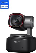 OBSBOT Tiny 2 Webcam 4K Voice Control PTZ, AI Tracking Multi-Mode & Auto Focus, Web Camera with 1/1.5" Sensor, Gesture Control, 60 FPS, HDR Light Correction, Webcam for PC, Streaming, Meeting, etc. - Image 2