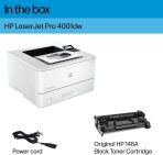 HP LaserJet Pro 4001dw Wireless Black & White Printer, Best-for-Office (2Z601F) - Image 5