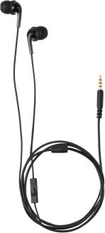 Amazon Basics Wired Earbuds with Microphone, In Ear Headphones, 3.5mm Jack, 4.2 ft long cable, S/M/L Ear Tips, Black - Image 4