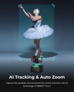 OBSBOT Tiny 2 Webcam 4K Voice Control PTZ, AI Tracking Multi-Mode & Auto Focus, Web Camera with 1/1.5" Sensor, Gesture Control, 60 FPS, HDR Light Correction, Webcam for PC, Streaming, Meeting, etc. - Image 3