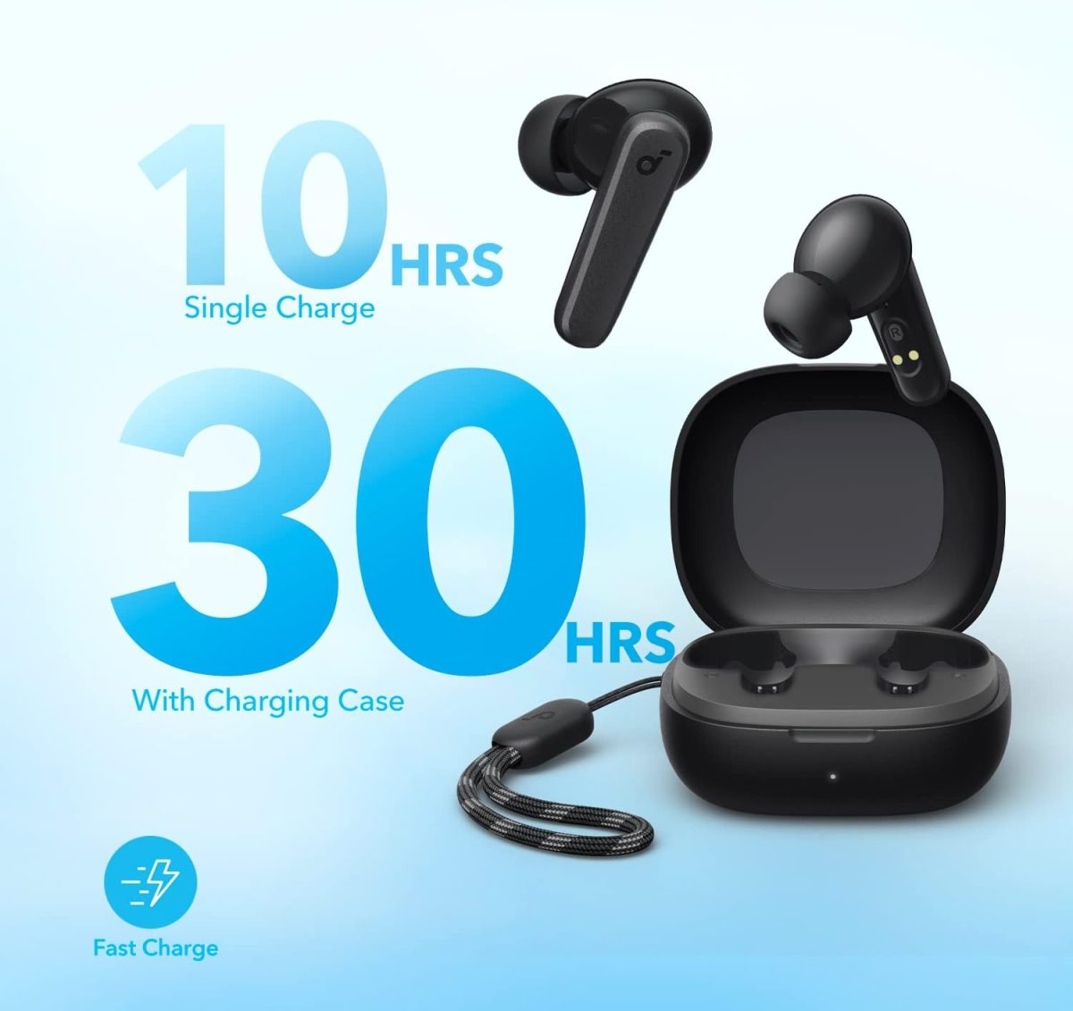 Soundcore by Anker P20i True Wireless Earbuds, 10mm Drivers with Big Bass, Bluetooth 5.3, 30H Long Playtime, Water-Resistant, 2 Mics for AI Clear Calls, 22 Preset EQs, Customization via App - Image 4