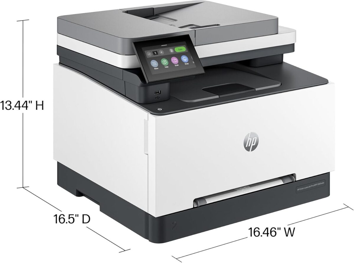HP Color Laserjet Pro MFP 3301sdw Wireless All-in-One Color Laser Printer, Scanner, Copier, Best-for-Office (499Q3F) - Image 3