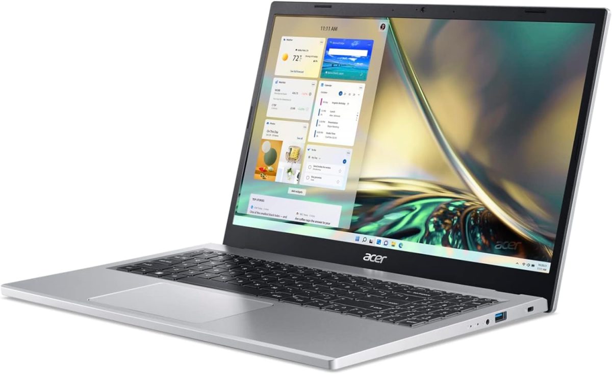 Acer Aspire 3 A315-24P-R7VH Slim Laptop | 15.6" Full HD | AMD Ryzen 3 7320U Quad-Core | AMD Radeon Graphics | 8GB LPDDR5 | 128GB NVMe SSD | Wi-Fi 6 | Windows 11 Home - Image 8