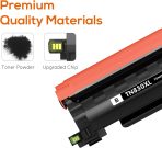 Compatible TN830XL TN830 Toner Replacement for Brother TN830XL TN830/XL/V Toner Work with HL-L2460DW HL-L2405W HL-L2400D HL-L2480DW MFC-L2820DW XL MFC-L2900DW DCP-L2640DW Printer (4 Black) - Image 4