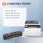 218X 218A Toner Cartridges 4 Pack 3301fdw 3201dw with Chip Compatible Replacement for HP 218X 218A Color Laserjet Pro MFP 3301cdw 3301sdw Printer High Yield Ink Set W2180A (Black Cyan Yellow Magenta) - Image 2