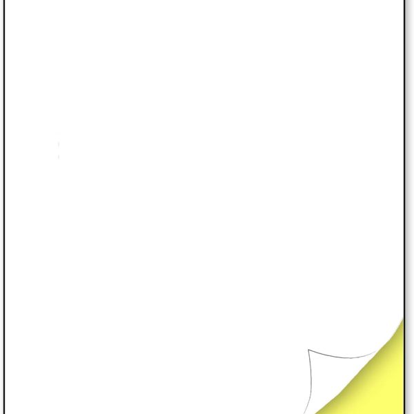 30 Sheets, Printable White Sticker Paper, Laser/Inkjet Printing - Matte, Letter Size (8.5" x 11")