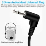 2Pcs Microphone Headset Mic, Flexible Wired Boom for Voice Amplifier, 3.5mm Connector Jack Headset Microphone for Singing, Speaking, Teachers, Coaches, Presentations, Seniors and More - Image 3