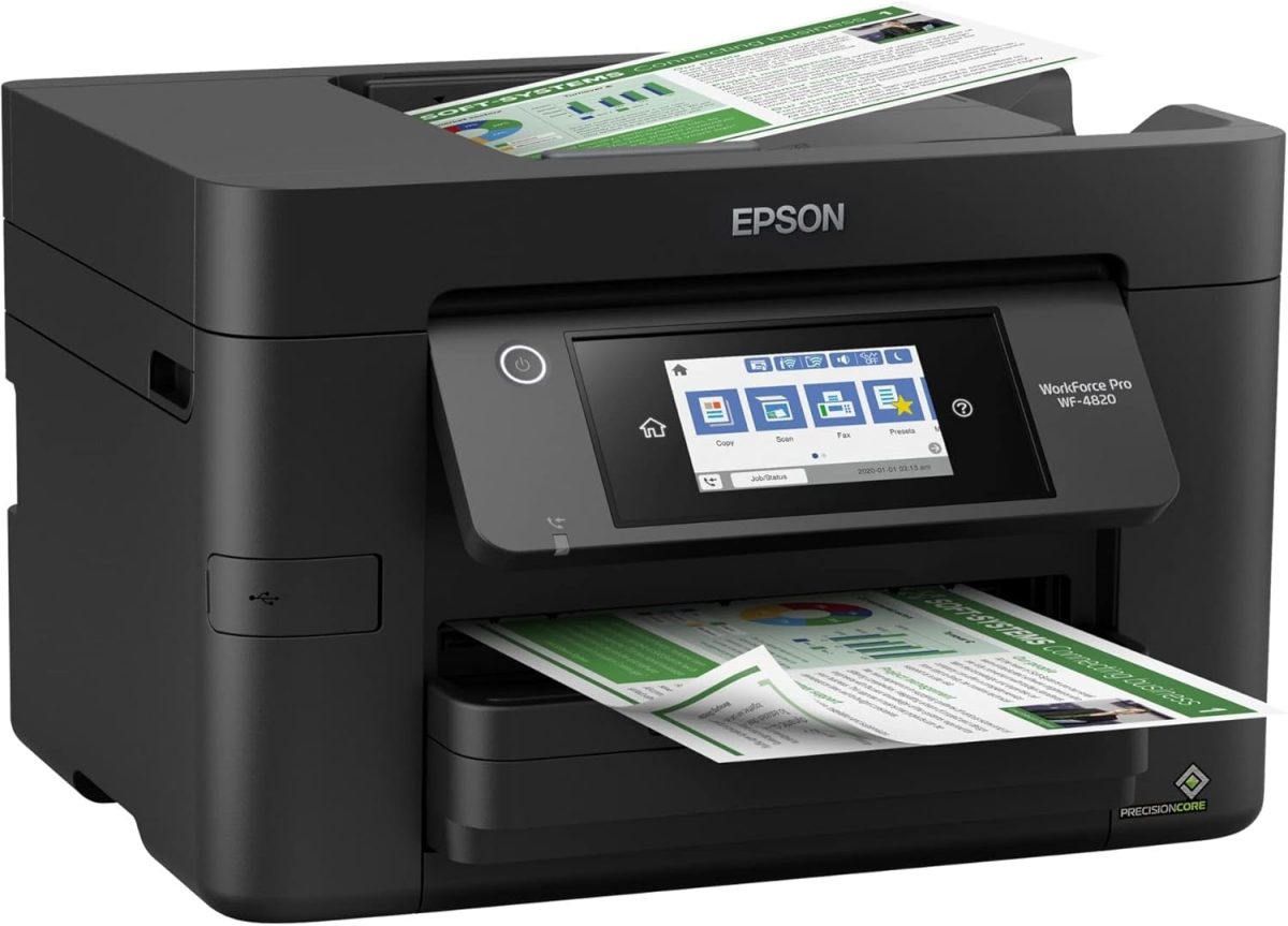 Epson® Workforce® Pro WF-4820 Wireless Color Inkjet All-In-One Printer, Black, Large - Image 6