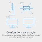 Dell 27 Plus 4K Monitor - S2725QS - 27-inch 4K (3840 x 2160) 120Hz 16:9 Display, IPS Panel, AMD FreeSync Premium, sRGB 99%, Integrated Speakers, 1500:1 Contrast Ratio, Comfortview Plus - Ash White - Image 7