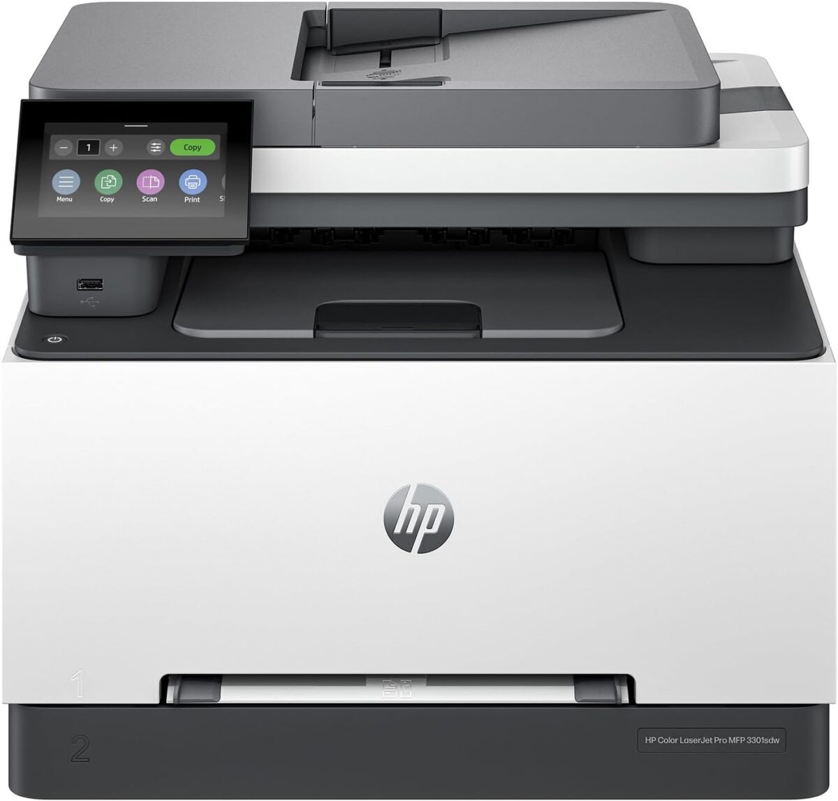 HP Color Laserjet Pro MFP 3301sdw Wireless All-in-One Color Laser Printer, Scanner, Copier, Best-for-Office (499Q3F) - Image 1
