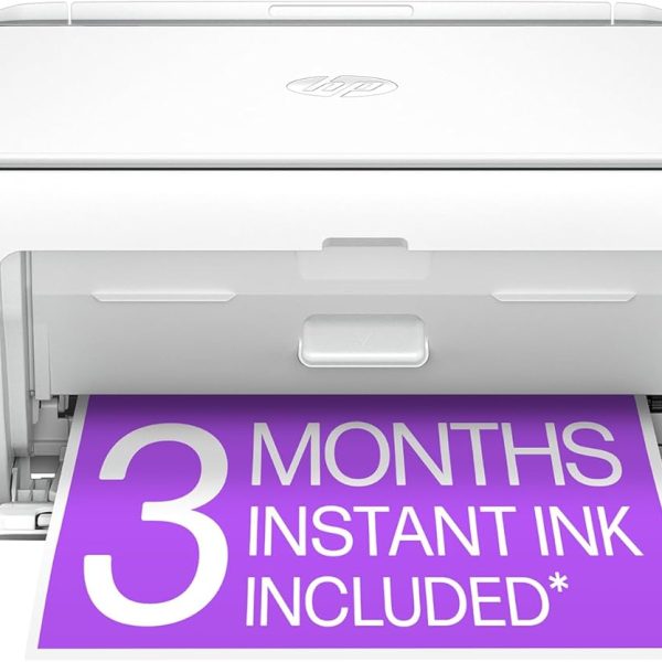 HP DeskJet 2827e Wireless All-in-One Color Inkjet Printer, Scanner, Copier, Best for Home, 3 Months of Instant Ink Included (6W7F5A)