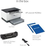 HP Laserjet M209dw Wireless Black & White Laser Printer, Single-Function, Print, Best for Home Office (Renewed) - Image 3