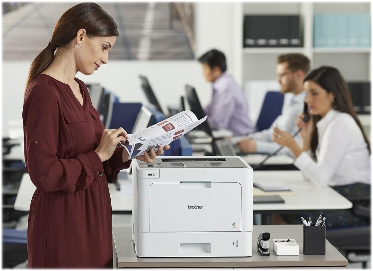 Brother HL-L8260CDW Business Color Laser Printer, Duplex Printing, Flexible Wireless Networking, Mobile Device Printing, Advanced Security Features – Amazon Dash Replenishment Ready,White - Image 4