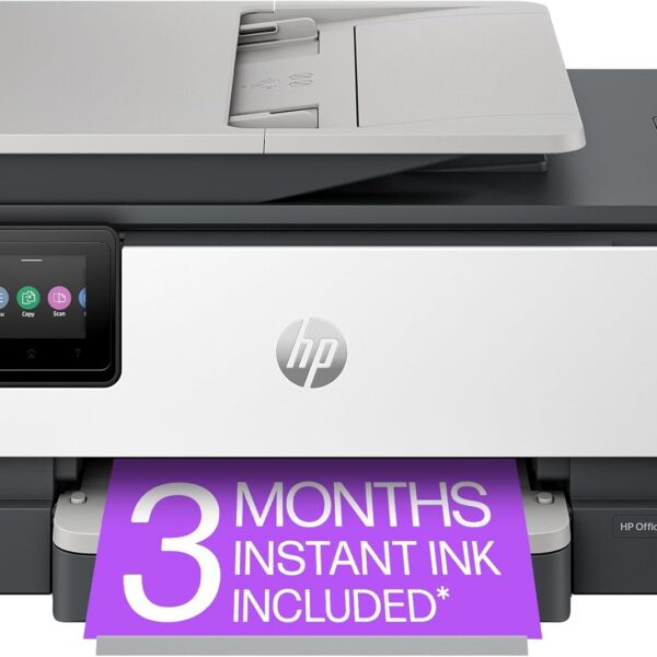 HP OfficeJet Pro 8135e Wireless All-in-One Color Inkjet Printer, Print, Scan, Copy, Fax, ADF, Duplex Printing, Best-for-Home Office, 3 month Instant Ink trial included (40Q35A)