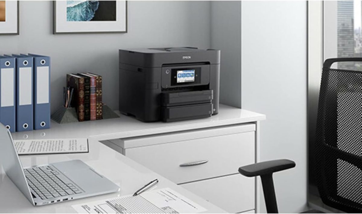 Epson Workforce Pro WF-4830 Wireless All-in-One Printer with Auto 2-Sided Print, Copy, Scan and Fax, 50-Page ADF, 500-sheet Paper Capacity, and 4.3" Color Touchscreen, Works with Alexa, Black, Large - Image 7