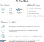 HP LaserJet Pro 4001dn Black & White Printer, Print, Fast speeds, Easy setup, Mobile printing, Advanced security, Best-for-small teams, Ethernet/USB only - Image 3