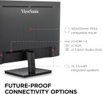 ViewSonic VA3209M 32 Inch IPS Full HD 1080p Monitor with Thin Bezels, 75Hz, Eye Care, HDMI, VGA Inputs for Home and Office - Image 5
