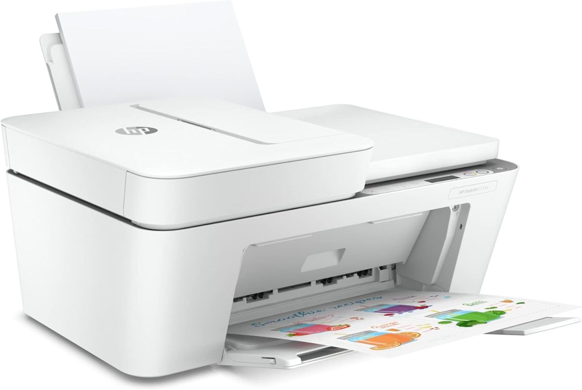 HP DeskJet 4155e Wireless Color Inkjet Printer, Print, scan, copy, Easy setup, Mobile printing, Best-for home, 3 month Instant Ink trial included, white - Image 16