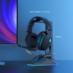 2.4GHz Wireless Gaming Headphones for PS5, PS4 Fortnite & Call of Duty/FPS Gamers, PC, Nintendo Switch, Bluetooth 5.3 Gaming Headset with Noise Canceling Mic, Stereo Sound, 40+Hr Battery -Black - Image 9