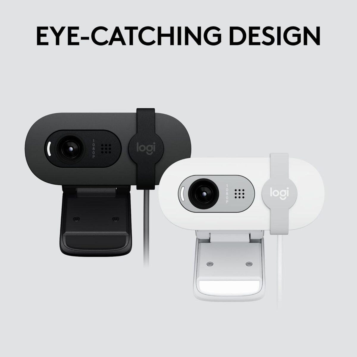 Logitech Brio 101 Full HD 1080p Webcam for Meetings, Streaming, Desktop, Laptop, PC - Built-in Mic, Shutter, USB-A, Teams, Zoom - Black - Image 7