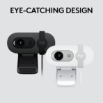 Logitech Brio 101 Full HD 1080p Webcam for Meetings, Streaming, Desktop, Laptop, PC - Built-in Mic, Shutter, USB-A, Teams, Zoom - Black - Image 7