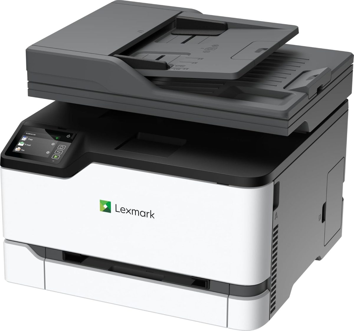 Lexmark CX331adwe Color All-in-One Laser Printer with Touchscreen, Office Scanner Copier Laser, Mobile Ready, Auto Duplex Printing & Analog Fax, Wireless, White, 26 ppm Mono/Color, 600 dpi (40N9070) - Image 3