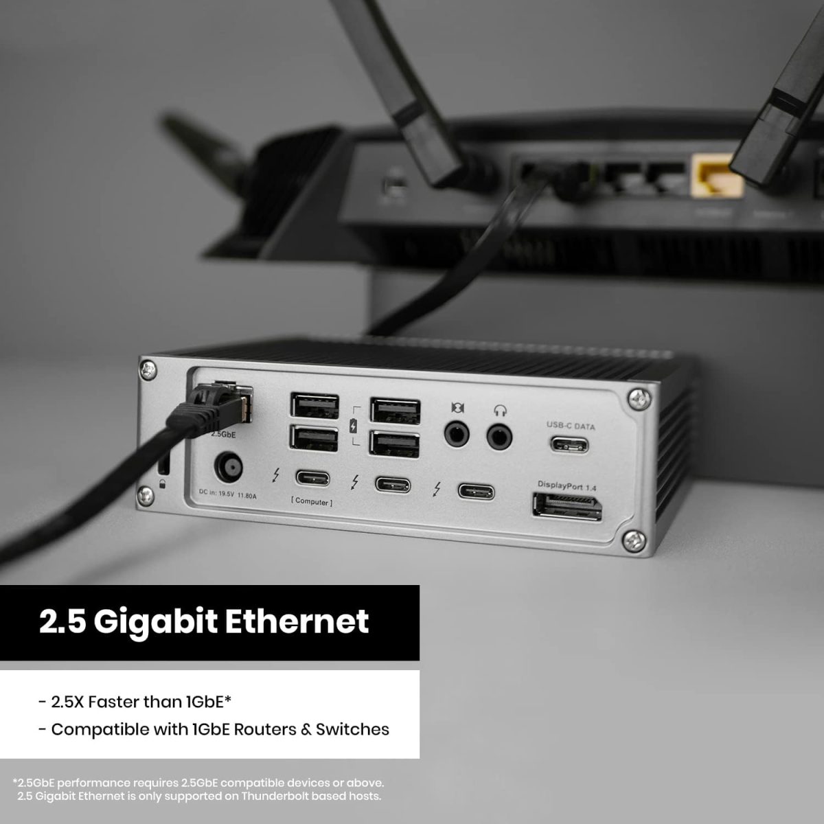 CalDigit TS4 Thunderbolt 4 Dock - 18 Ports, 98W Charging, 40Gb/s Thunderbolt 4, USB-A/C, 2.5GbE, 8K/6K Displays, Mac/PC/Chrome Compatible - Image 5