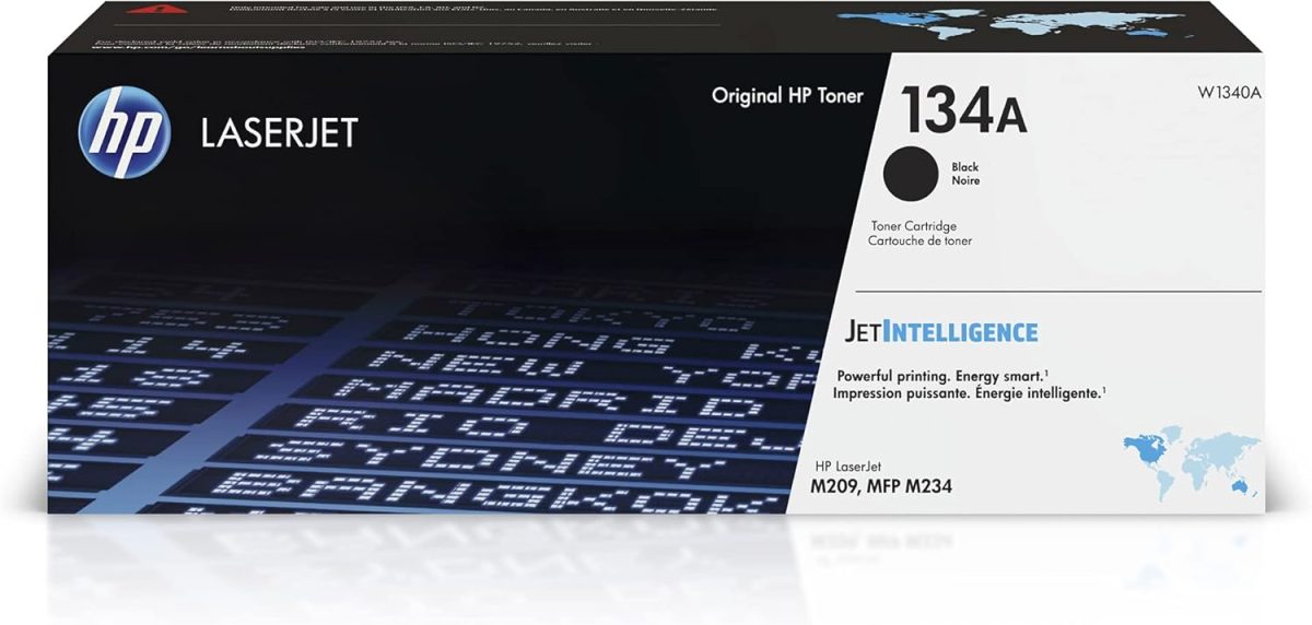 HP 134A Black Toner Cartridge | Works with HP LaserJet M209 Series, HP LaserJet MFP M234 Series | W1340A - Image 1