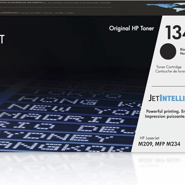 HP 134A Black Toner Cartridge | Works with HP LaserJet M209 Series, HP LaserJet MFP M234 Series | W1340A