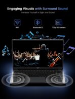 2025 Gaming Laptop, Laptop Computer with Intel Twin Lake N150 Processor(Up to 3.6GHz), 16GB DDR4 512GB SSD Windows 11 Laptop, 15.6" IPS 1080P, USB3.2, Long Battery Life - Image 8