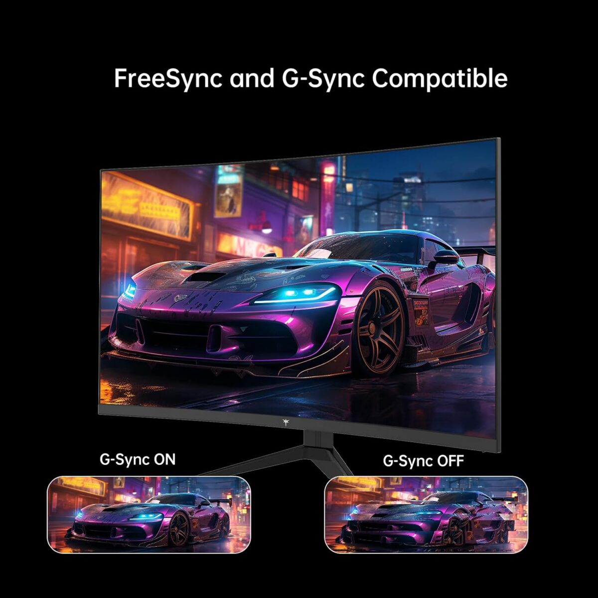 32 Inch FHD 1080p Curved Gaming Monitor - VA 1500R Curved Monitor, 165Hz 1ms MPRT, FreeSync & G-Sync, 122% sRGB, DP/HDMI, VESA, HDR10 for Gaming Home Office Business PC Monitor - Image 4