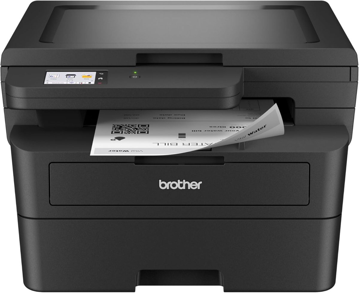 Brother HL-L2480DW Wireless Compact Monochrome Multi-Function Laser Printer with Copy and Scan, Duplex, Mobile, Black & White | Includes Refresh Subscription Trial(1), Works with Alexa - Image 1