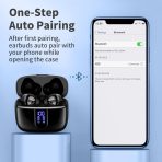 TAGRY Bluetooth Headphones True Wireless Earbuds 60H Playback LED Power Display Earphones with Wireless Charging Case IPX5 Waterproof in-Ear Ear buds with Mic for TV Smart Phone Laptop Computer Sports - Image 5