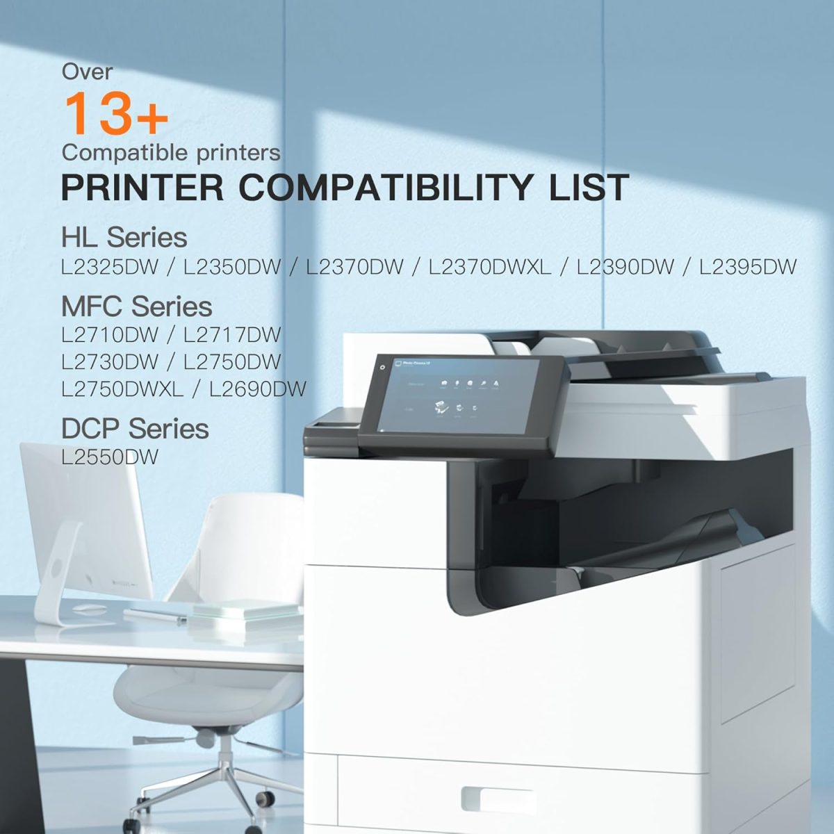 E-Z Ink TN760 Toner Cartridge Replacement Compatible for Brother TN-760 TN730 TN-730 for Brother DCP-L2550DW HL-L2350DW L2395DW L2390DW L2370DW MFC-L2710DW L2750DW L2730DW (Black, 1 Pack) - Image 3