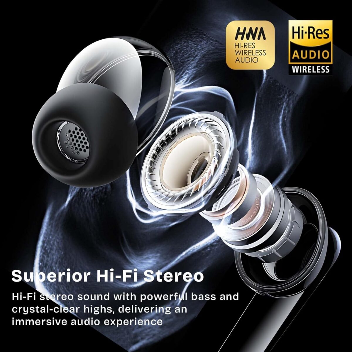 AI Translation Earbuds Real Time for 150 Languages,Translation Headphones with Bluetooth 5.4, Audifonos Traductores Ingls Espaol, 6 Translation Modes,Long Battery fit for Travel Business Learning - Image 5