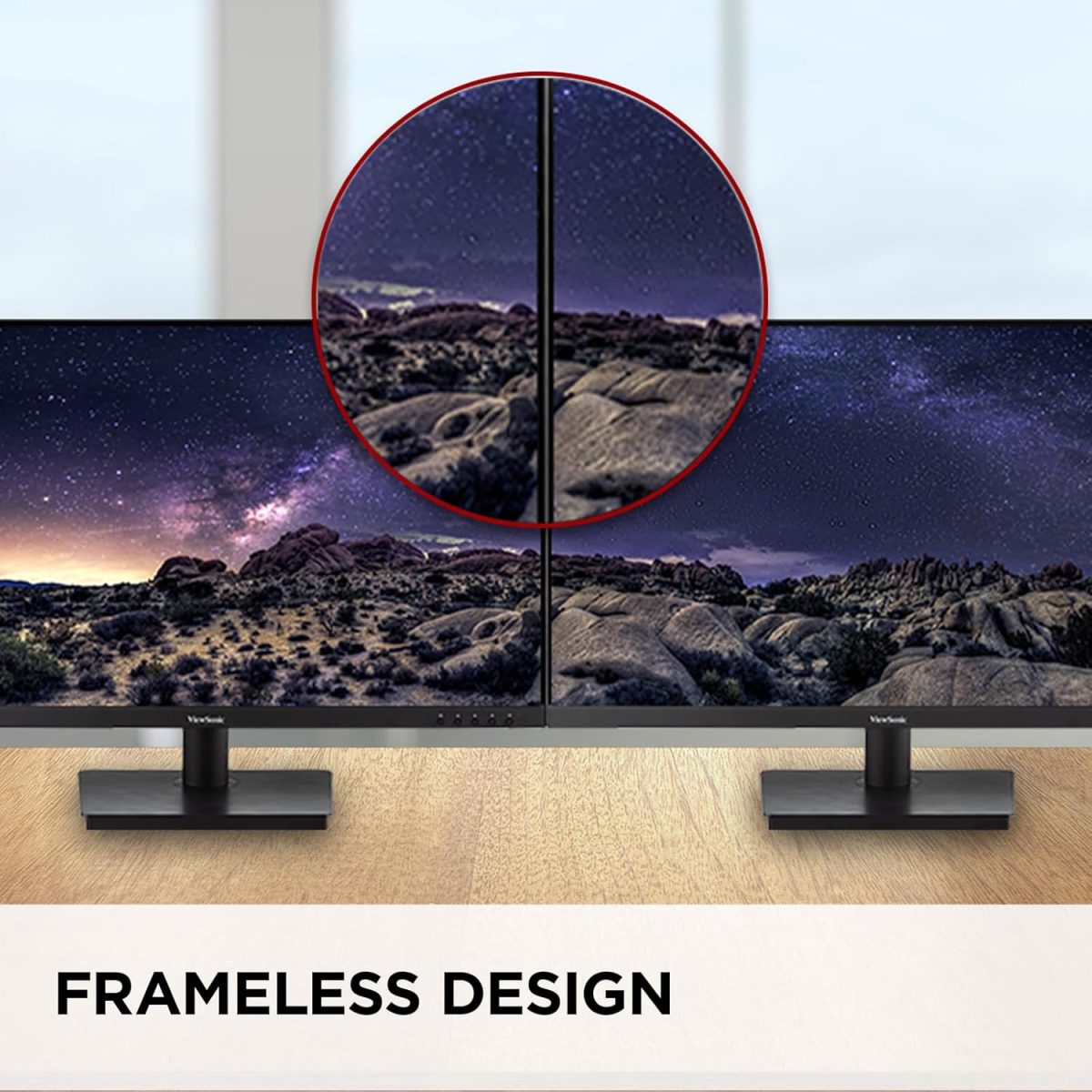 ViewSonic VA3209M 32 Inch IPS Full HD 1080p Monitor with Thin Bezels, 75Hz, Eye Care, HDMI, VGA Inputs for Home and Office - Image 3