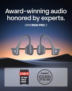 SHOKZ New OpenRun Pro 2 - Open-Ear, Bone Conduction Sport Headphones - with Reflective Strip - Sweat Resistant, Workout Headphones - Secure, Wireless, Comfortable Fit-Deep Bass and Smart Mic App - Image 2