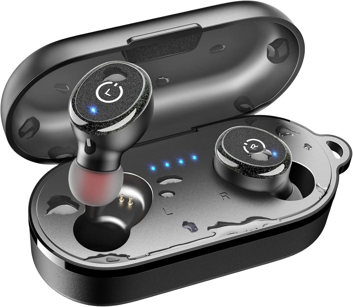 TOZO T10 True Wireless Bluetooth 5.3 Earbuds, 45H Playtime, Wireless Charging Case, IPX8 Waterproof Stereo Headphones in Ear Built in Mic Headset Premium Sound with Deep Bass, 32 Preset EQs via APP - Image 1