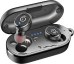 TOZO T10 True Wireless Bluetooth 5.3 Earbuds, 45H Playtime, Wireless Charging Case, IPX8 Waterproof Stereo Headphones in Ear Built in Mic Headset Premium Sound with Deep Bass, 32 Preset EQs via APP