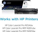 HP 202A Black Toner Cartridge | Works with HP Color LaserJet Pro M254, HP Color LaserJet Pro MFP M281 Series | CF500A - Image 2