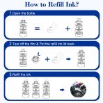 Pristar Compatible with HP 31 32XL Black Ink Bottle Set Replacement for HP Smart Tank Ink Refill 5000 5101 6001 7602 7301 7001 5102 Plus 651 551 455 457 450, 165 ML for 32XL Black Refill Bottles - Image 6
