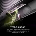 MSI MAG 341CQP QD-OLED 34" 21:9 UWQHD 175Hz Curved OLED HDR Gaming Monitor, Metallic Black - Image 10
