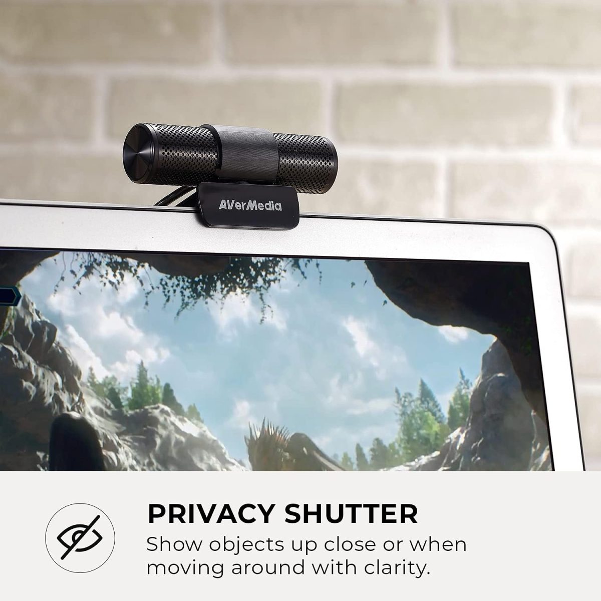 AVerMedia Live Streamer Cam 313 - Full HD 1080P Webcam with Privacy Shutter, Dual Microphone, 360 Degree Swivel for Video Conference - NDAA Compliant (PW313) - Image 8