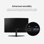 Samsung 27" Essential S3 (S36GD) Series FHD 1800R Curved Computer Monitor, 100Hz, Game Mode, Advanced Eye Comfort, HDMI and D-sub Ports, LS27D366GANXZA, 2024 - Image 7