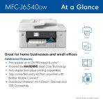 Brother Genuine Wide Format All-in-One Wireless Color Printer for Home Office and Small Business with 11x17 Printer, Scanner, Copier and Fax - Fast 28 PPM Inkjet Technology (MFC-J6540DW) - Image 2